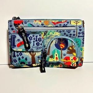 Lily Bloom - Who let the dogs out wristlet bag | 7.5 X 4.5”